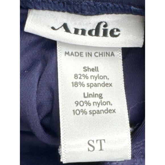 Andie Swim One Piece Paloma One Piece Modest Navy Small Long Torso - Picture 9 of 9